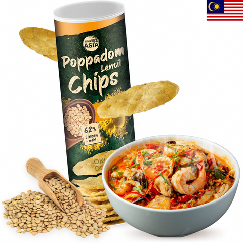 BONASIA 扁豆脆片 Poppadom（冬阴功味）70g