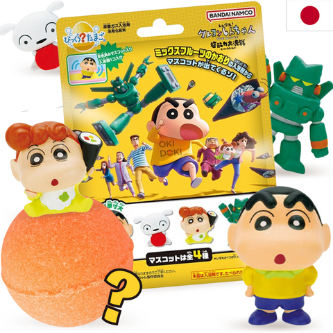 BANDAI Bikkura Tamago Bombas de Baño con Figura de Shin Chan 75g