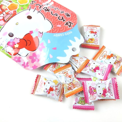 Senjaku Hello Kitty Appel-, Sinaasappel- en Kersensnoepjes 38g