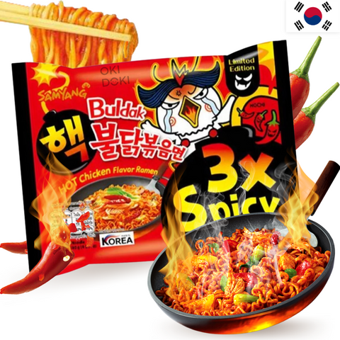 Samyang Buldak Ramen Hot Chicken Chicken Flavor 3x Spicy 140g