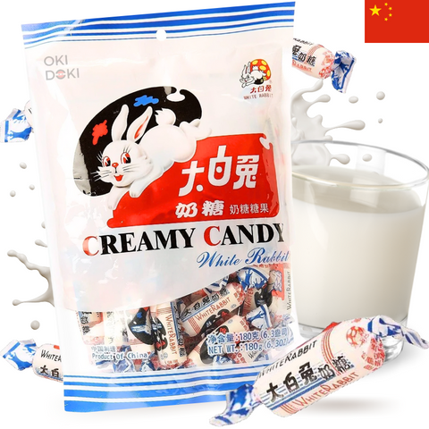 White Rabbit Caramelo Suave y Cremoso de Leche 180g