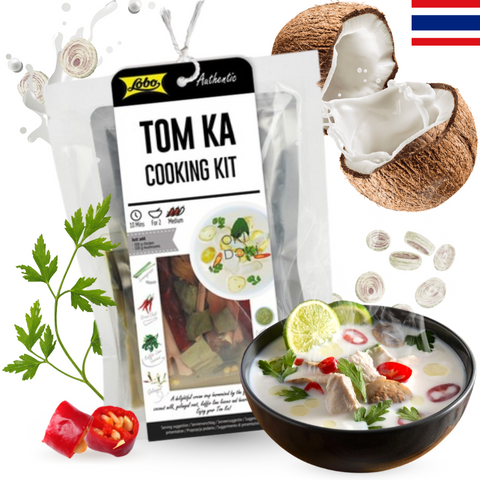 Lobo Todo en Uno Cooking Kit de Sopa de Coco Tom Ka 2 Raciones 260g