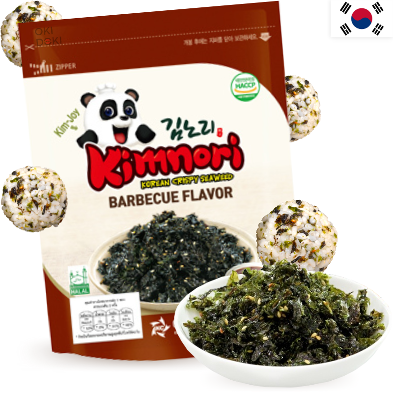 Sam Kwang Rice Kwang Cheon Kim Kimnori Seaweed Snack for BBQ Flavored Rice (Halal) 40 ...