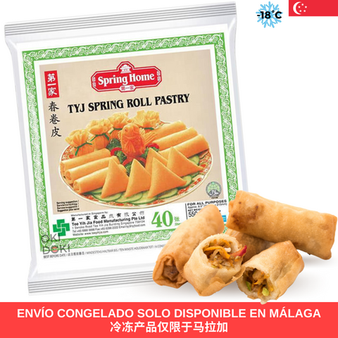 Spring Home Masa Rollitos de Primavera 21.5cm 40 Hojas 550g