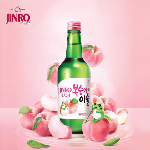 Jinro Soju Perzik Alc. 13% 360 ml