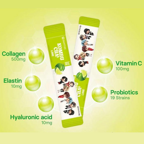BTS Tinytan Kombucha Lime Smaak 5g X 10 stuks (Willekeurig ontwerp)