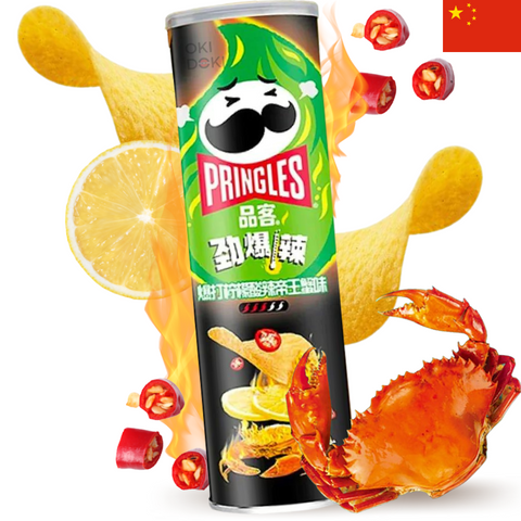 Pringles Patatas Sabor a Cangrejo Picante con Limon 110g