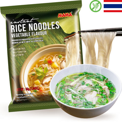 Mama Rice Noodles Vegetable Flavor Gluten Free 55g