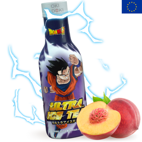 Dragon Ball Gohan Ultra Ice Tea Peach Iced Tea Glutenvrij Veganistisch 500ml