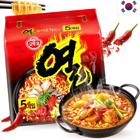Ottogi Korean Ramen Yeul Extra Spicy 120g x 5pks