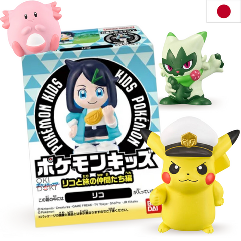 BANDAI Pokemon Chicle con Figura de Pokemon Liko And Friends 1ud