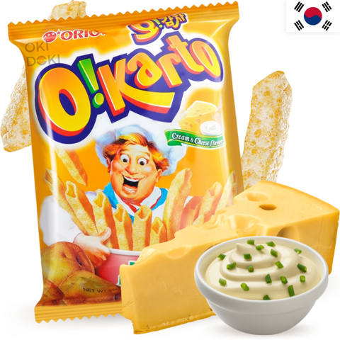 Batata Chips Orion O!karto com Queijo e Creme 50g