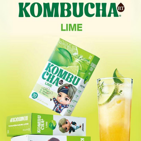 BTS Tinytan Kombucha Lime Smaak 5g X 10 stuks (Willekeurig ontwerp)