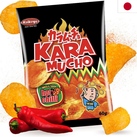 Koikeya Karamucho Flat Cut Paprika Flavor 60g