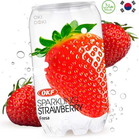 OKF Refresco Sparkling Sabor Fresa Halal 350ml