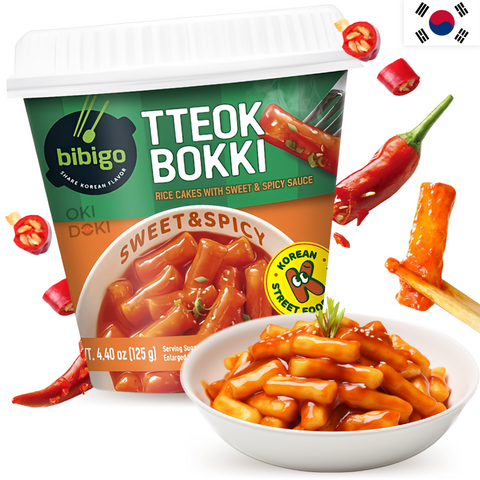 CJ BIBIGO Cup Tteokbokki Sweet and Spicy Flavor (Microwave) 125g