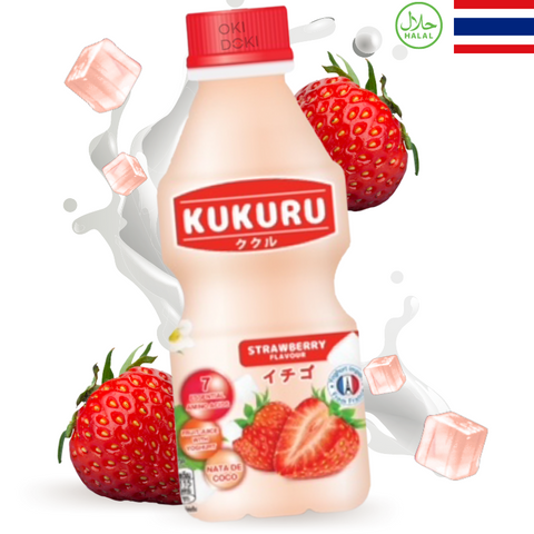 Bebida Kukuru Yakult Morango com Geléia (Halal) 280ml