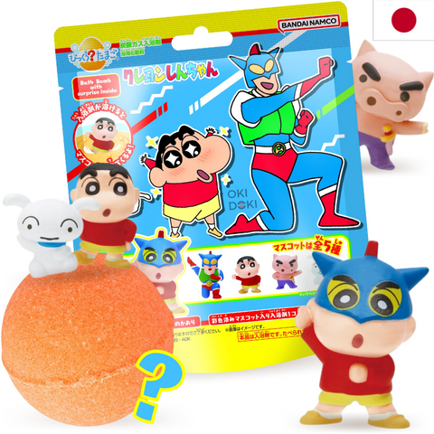 BANDAI Bikkura Tamago Bombas de Baño con Figura de Shin Chan 75g