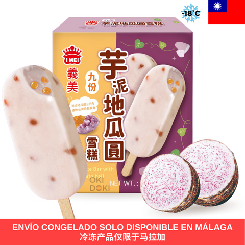 Imei Helado de Taro con Perlas de Boniato 4pcs 280g