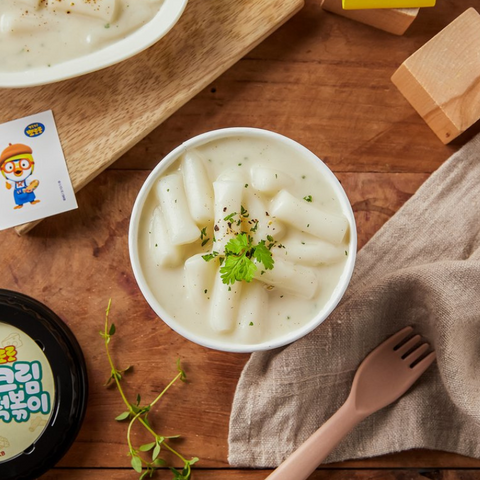 Pororo Tteokbokki Coreano Sabor Creamy Crema Sin Picante 110g