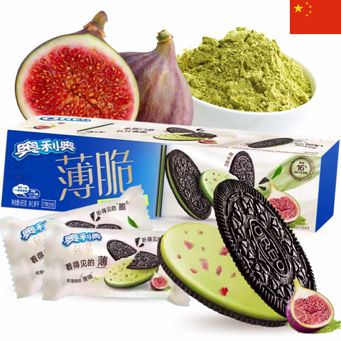 Biscoito Oreo sabor Matcha e Figo 95g