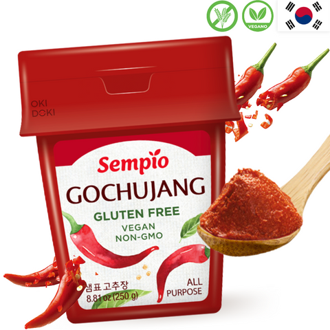 Pasta de pimenta gochujang vegana Sempio sem glúten e OGM 250g