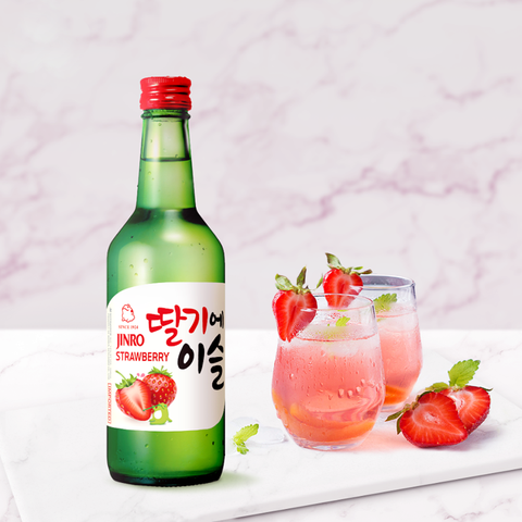 Jinro Soju Strawberry Fresa Alc. 13% 360ml
