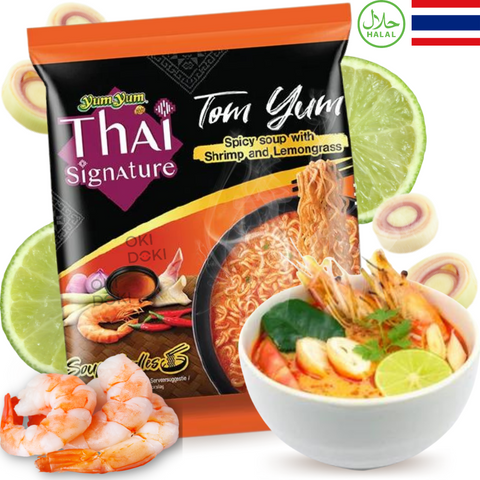 Yum Yum Fideos con Sopa Tom Yum, Gambas y la Hierba de Limón 100g