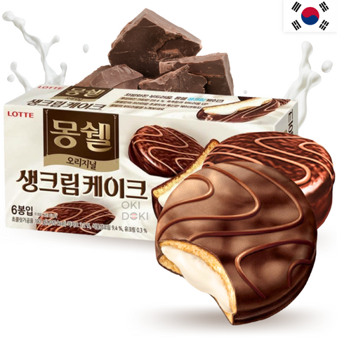 Lotte Moncher 原味奶油蛋糕 34g x 6个