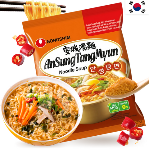 Nongshim An Sung Tang Myun Fideos con Miso y Poco Picante 125g
