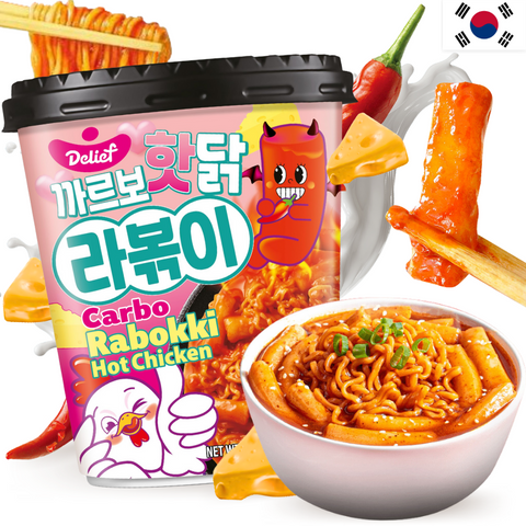 DELIEF Rabokki Inst. Coreano Sabor Carbonara 180g