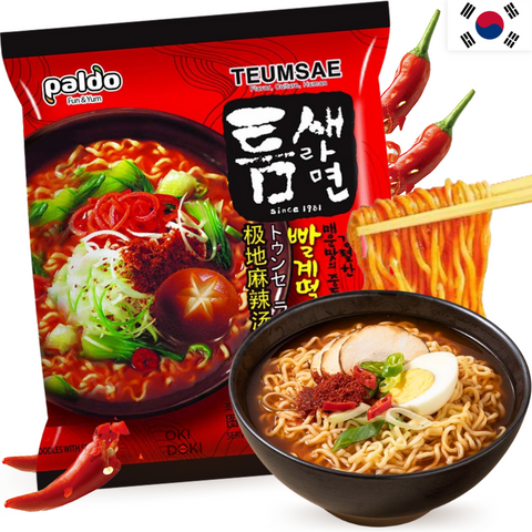 Paldo Ramyun Teumsae Hot & Spicy Picante 120g