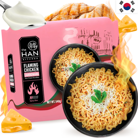 The Han Kitchen Noodles Wok Flaming Chicken Carbonara (Vleesloos) 135g