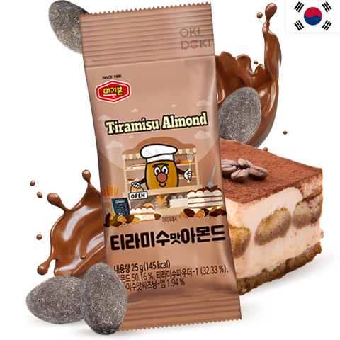 Murgerbon Korean Almond Snack Tiramisu Flavor 25g