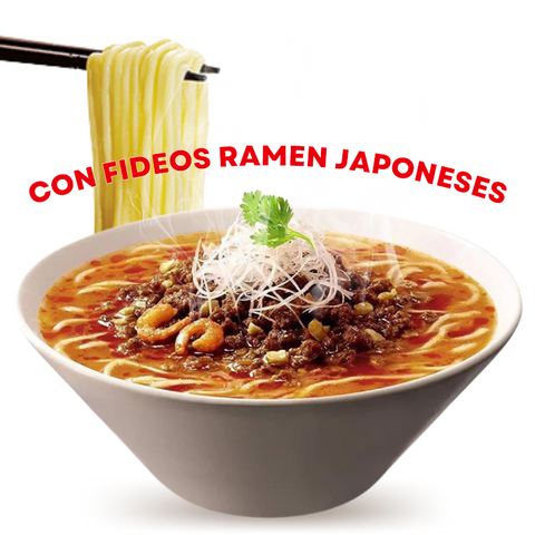 Nissin Raoh Noodles Ramen Japonês Sabor TanTan (Caldo Cremoso de Sésamo e Especiarias) 95g