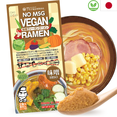 Kurata Food Ramen japonês com sopa de miso (vegan) 2 doses 260g