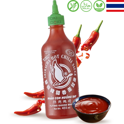 Flying Goose Salsa Chile Sriracha Vegano Sin Gluten 455ml