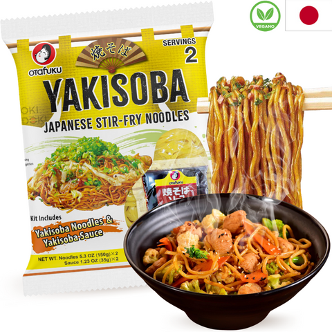 Otafuku Yakisoba Noodles with Vegan Sauce 2 Packs 370g