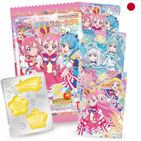BANDAI Pretty Cure All Stars Kirakira Gummies with Card 10g