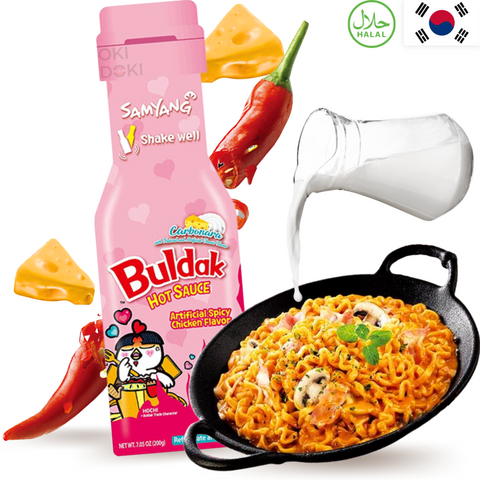 Samyang Buldak Hot Chicken Spicy Sauce Carbonara Flavor (Halal) 165ml