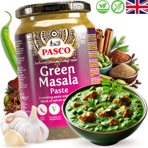 Pasco Vegetarian Green Masala Paste Gluten Free 260g