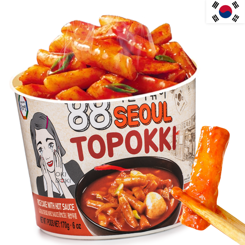 Surasang 88 Seoul Topokki Tteokbokki with Korean Spicy Sauce 170g ...