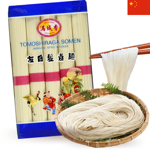 CITY AROMA Somen Fine Noodles Tomoshiraga 400g