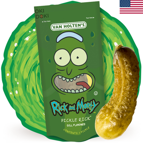 Van Holten's Rick And Morty Pickle Rick Pepinillo Sabor Eneldo 306g