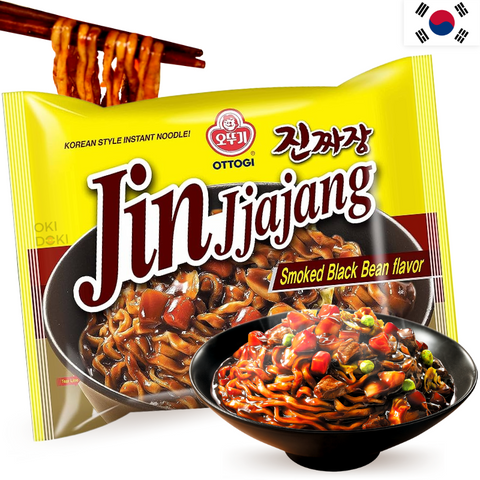 Macarrão Ramen Ottogi Jin com Molho Jjajang 135g