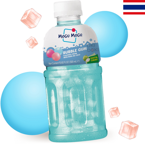 Mogu Mogu Bebida de Bubble Gum con Gelatina 320ml