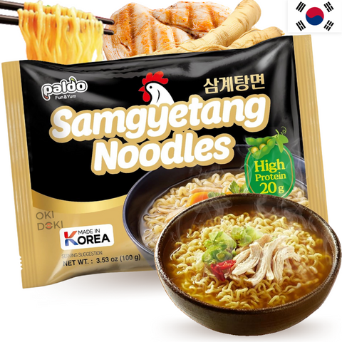 Paldo Samgytang Ramen Noodles Ginseng and Chicken Flavor 100g