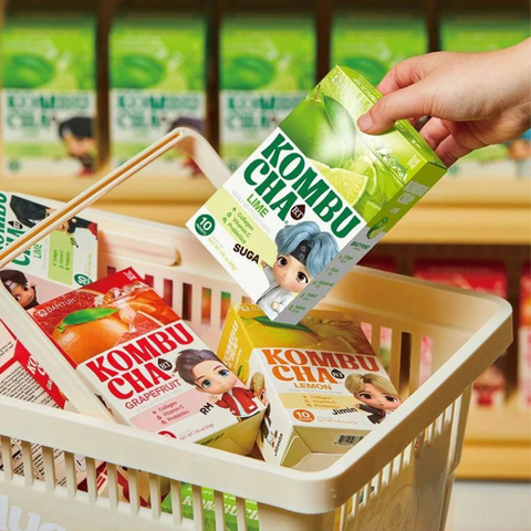 BTS Tinytan Kombucha Lime Smaak 5g X 10 stuks (Willekeurig ontwerp)
