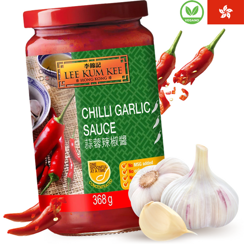 Lee Kum Kee Salsa Chile con Ajo Vegano 368g