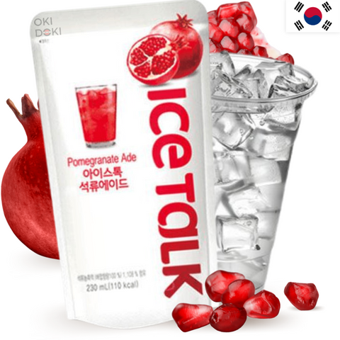 Bebida Coreana de Romã Prom Ice Talk 230ml